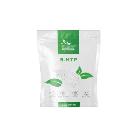 Raw Powders 5-HTP 200mg 200 Tablete